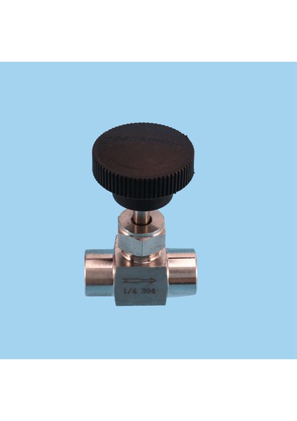 10X 1/4 Inç Bsp Eşit Dişi Iplik Ss 304 Paslanmaz Çelik Akış Kontrolü Kapatış Iğne Valfı (Yurt Dışından) indirimleri