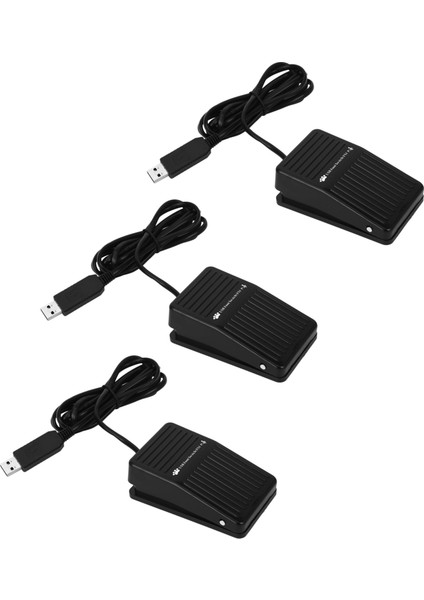 3x Pc USB Ayak Anahtarı Klavye Pedalı (Yurt Dışından)