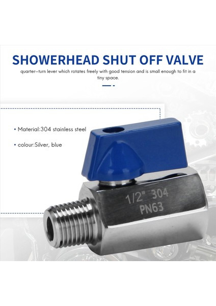 3x Bilyalı Valf 1/2 Inç 304 Paslanmaz Çelik Mini Bilyalı Valf Dişi ve Erkek Npt Duş Başlığı Akışı Kontrol Valfı Için Harika (Yurt Dışından) modelleri