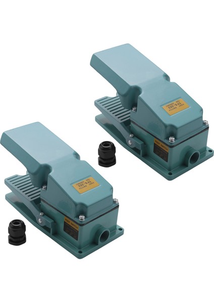 2x TFS-302 Ayak Anahtar Pedalı Anahtarı 15A Ac 250V 50Hz Tekstil Ekipmanı Kaynak Cihazı Baskı Cihazı Için (Yurt Dışından)