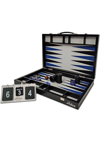 Turnuva Tavlası Ahşap Siyah Deri Gri Kumaş Zemin 2 Oyuncu İçin indirimleri