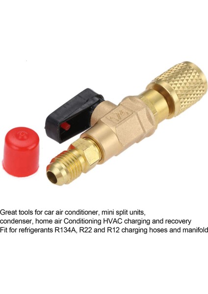 6pcs Pirinç R410A Soğutucu Düz Top Van Vanaları Ac Şarj Hortumları Pirinç 1/4 Inç Erkek Ila 1/4 Inç/5/16 Inç Dişi (Yurt Dışından) fiyatları