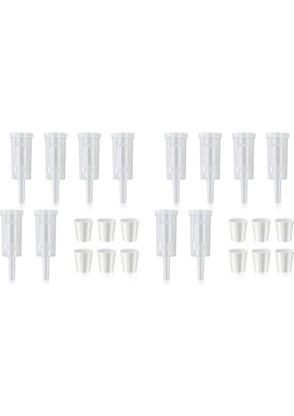 12 Paket Bira Havayolu Şarap Bira Havayolu Kauçuk Hava Kilidi Durdurucu Carboy Bung Ikiz Kabarcık Hava Kilidi (Yurt Dışından)