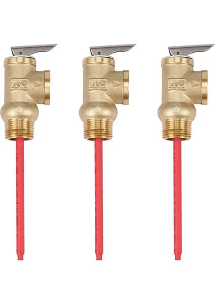 3x Wya-20 99C 102PSI 210F Wya-20 0 7mpa Valf Valf Bsp 3/4 Inç Sıcaklık ve Tp Güvenlik Vanası Olarak Basınç Tahliye Vanası (Yurt Dışından)