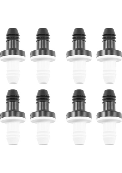 8pcs 3/8 Inç 10MM Satır Içi Abs Bir Yönlü Su Getiri Olmayan Kontrol Valfi Yakıt Gazı Sıvı Havası (Yurt Dışından)