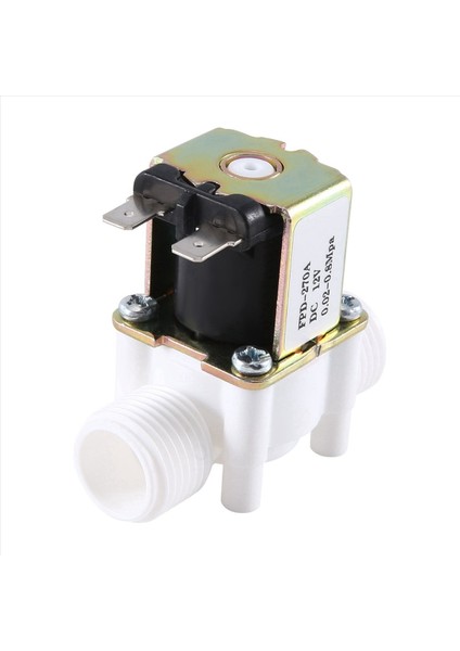 2x DC12V N/c Normalde Kapalı Su Solenoid Valfı G1/2 Inç Plastik Elektrik Solenoid Valf Su Dağıtıcısı (Yurt Dışından) modelleri