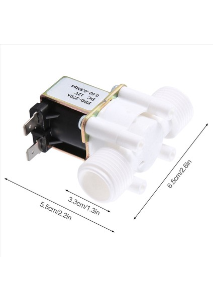 2x DC12V N/c Normalde Kapalı Su Solenoid Valfı G1/2 Inç Plastik Elektrik Solenoid Valf Su Dağıtıcısı (Yurt Dışından) indirimleri