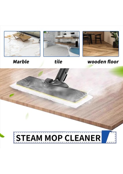 Paspas Bezi Buharlı Temizleyici Mikrofiber Zemin Giysi Buhar Fırçası (Yurt Dışından) fırsatları