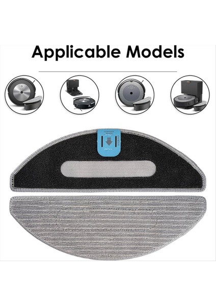 Irobot Roomba Combo J5 J5+ I5 I5+ Için 3 Paspas Bezi + 6 Fitil (Yurt Dışından) fırsatları