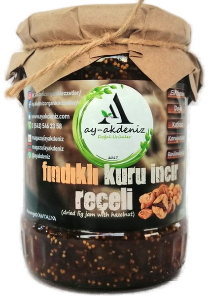 Fındıklı Kuru Incir Reçeli Ev Yapımı
