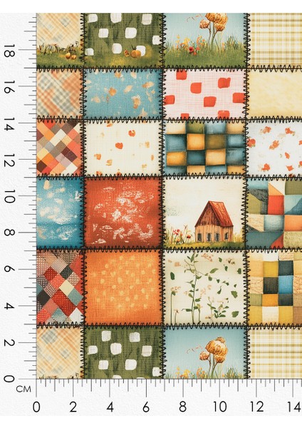 Patchwork Kumaş Seti – Dikiş ve Hobi Için %100 Pamuk Desenli Kumaş Kuponları indirimleri