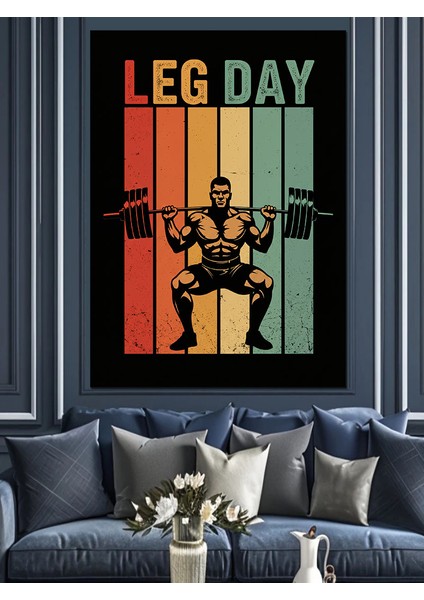 Bacak Günü Spor Posteri Dekoratif Kanvas - Mdf Ahşap Tablo fiyatları