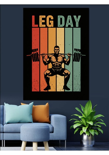 Bacak Günü Spor Posteri Dekoratif Kanvas - Mdf Ahşap Tablo modelleri