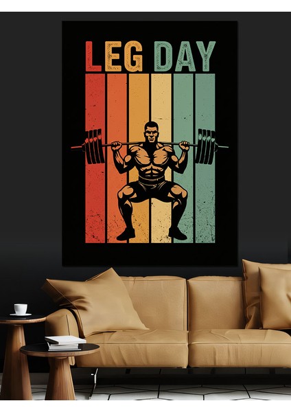Bacak Günü Spor Posteri Dekoratif Kanvas - Mdf Ahşap Tablo fırsatları