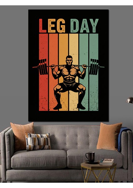 Bacak Günü Spor Posteri Dekoratif Kanvas - Mdf Ahşap Tablo indirimleri