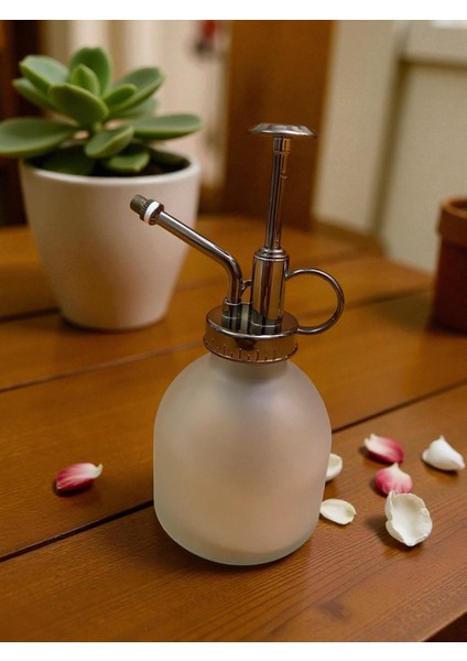 Mat Cam Püskürtmeli Şişe - Gümüş Başlıklı / Kolonya, Çiçek Sulama, Parfüm, Oda Spreyi fiyatları