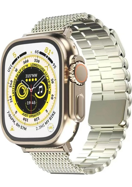 Apple Watch 42MM Ascend Metal Kordon - Yıldız IŞIĞI-(5796) - I78H69N6-2A59VS