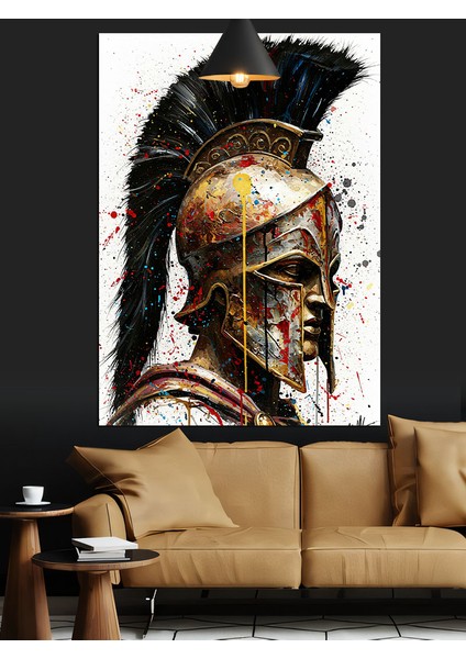 Roma Savaşçısı Figürü Dekoratif Kanvas - Mdf Ahşap Tablo modelleri