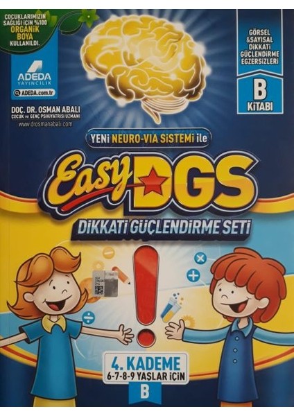Easy Dikkati Güçlendirme Seti 6-9 Yaş B Kitapçığı