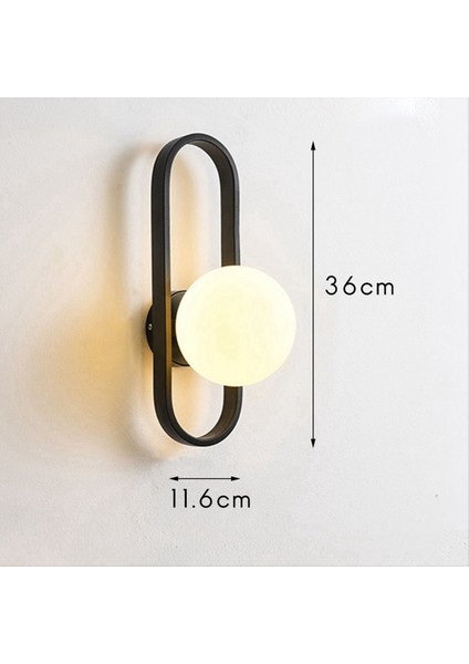 Duvar Lambası Başucu Lambası Modern Arka Plan Duvar Lambası Ortaçağ Küre Duvar Lambası Siyah (Işıksız) (Yurt Dışından) modelleri