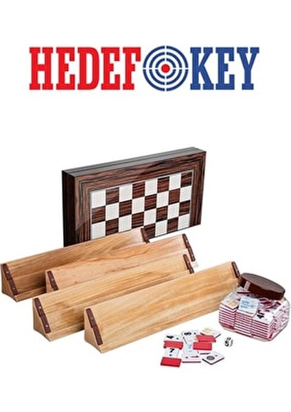 Takımı Ahşap Istakalı Kırmızı Beyaz Taşlı Plastik Pullu Tavla Seti 106 Parça fırsatları