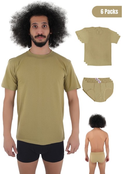 Asker Er Fanila Külot 6'lı İç Çamaşır Takımı Özel Ambalaj Kutusunda