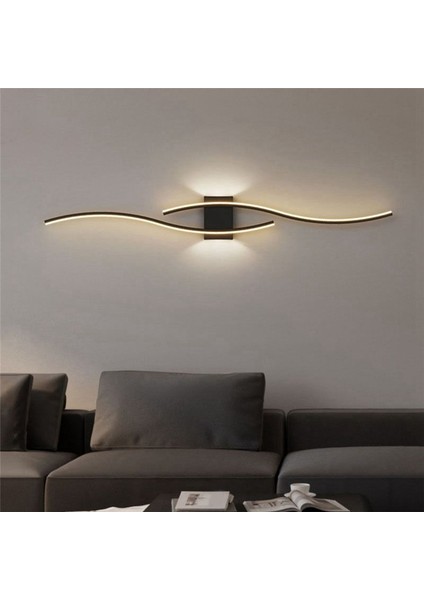 Lüks Minimalist Şerit Duvar Lambası Başucu Modern Minimalist Oturma Odası Izgara Tv Arka Plan Duvar Işığı (Yurt Dışından) fiyatları