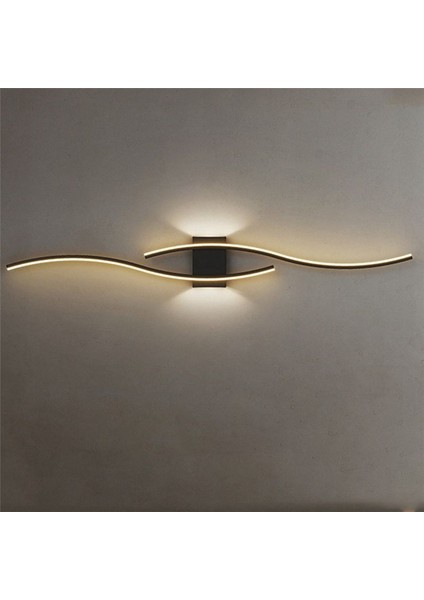 Lüks Minimalist Şerit Duvar Lambası Başucu Modern Minimalist Oturma Odası Izgara Tv Arka Plan Duvar Işığı (Yurt Dışından) indirimleri