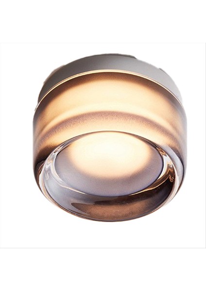 Yatak Odası Için LED Duvar Lambaları Kapalı Kapalı Açık LED Yuvarlak Sconce Işık Armatürleri Arka Plan Armatürü Akrilik Işık A (Yurt Dışından)