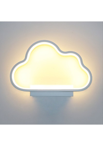 Bulut Tasarım Dekor Duvar Işığı 220V Gömülü Acconse Bulut Şekil Duvar Işık Kapalı Yatak Odası Duvar Lambası Oturma Odası B (Yurt Dışından) fiyatları