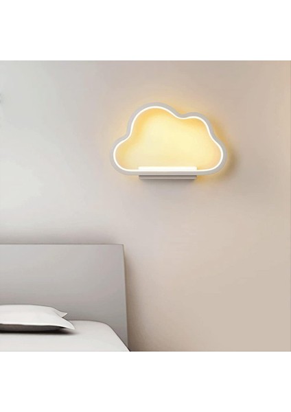 Bulut Tasarım Dekor Duvar Işığı 220V Gömülü Acconse Bulut Şekil Duvar Işık Kapalı Yatak Odası Duvar Lambası Oturma Odası B (Yurt Dışından) modelleri