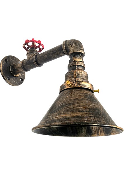 1pcs Vintage Endüstriyel Rustik Duvar Tablo Işıkları Steampunk Metal Su Boru Tavan Duvar Masa Işıkları (Yurt Dışından)