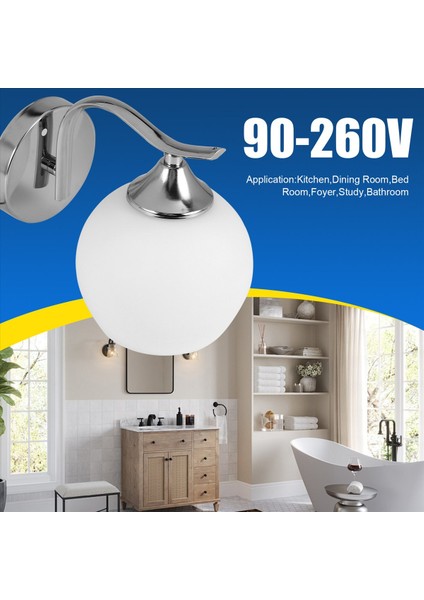 Modern Duvar Sconce Luminary E27 LED Duvar Lambası Okuma Lambaları Duvara Montajlı Modern Cam Sconces Başucu Okuma Lambaları (Yurt Dışından) indirimleri