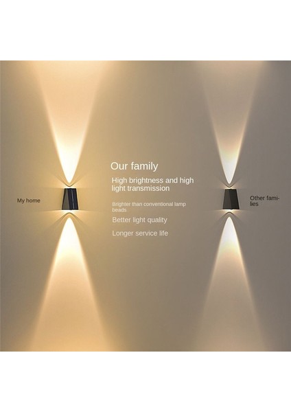 Güneş Duvar Işık Açık Dışişli Aydınlatma LED Lamba Güneş Duvar Yıkama Işıkları Avlu Bahçesi Için 3 Işık (Yurt Dışından) fiyatları