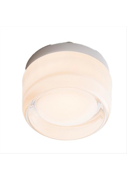 Yatak Odası Için LED Duvar Lambaları Kapalı Kapalı Açık LED Yuvarlak Sconce Işık Armatürleri Arka Plan Armatür Akrilik Işık E (Yurt Dışından)