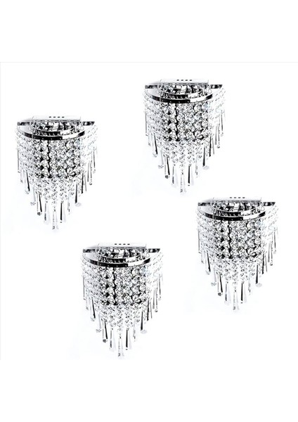 4x Modern Kristal Duvar Lambası Krom Sconce Duvar Işığı Oturma Odası Banyo Evi Kapalı Aydınlatma Dekorasyonu (Yurt Dışından) modelleri