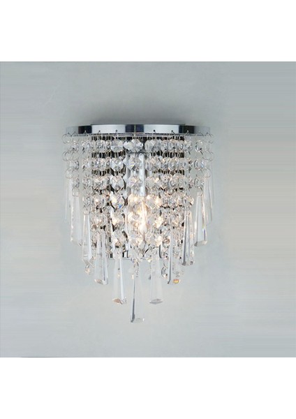 4x Modern Kristal Duvar Lambası Krom Sconce Duvar Işığı Oturma Odası Banyo Evi Kapalı Aydınlatma Dekorasyonu (Yurt Dışından) indirimleri