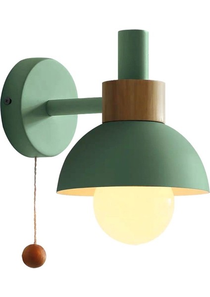 LED Duvar Lambası Ahşap Ahşap Işıkları Kapalı Aydınlatma Ev Dekoru Başucu Yatak Odası Oturma Odası Ampul B ile (Yurt Dışından)