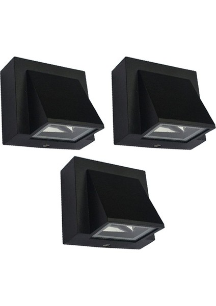 3x 5W Modern LED Duvar Işığı Açık Su Geçirmez Duvar Lambası Koridor Için Avlu Kapısı Teras Balkon Bahçesi (Yurt Dışından)