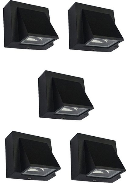 5x 5W Modern LED Duvar Işığı Açık Su Geçirmez Duvar Lambası Koridor Için Avlu Kapısı Teras Balkon Bahçesi (Yurt Dışından)