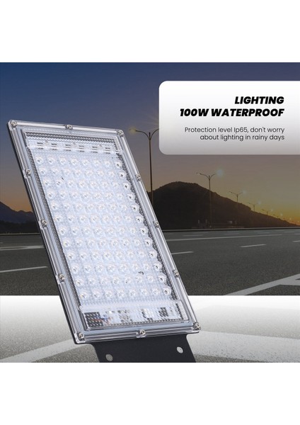 Aydınlatma LED Street Işık Işığı Entegre Yol Aydınlatma 100W Su Geçirmez Bahçe Işık Açık (Yurt Dışından) fiyatları