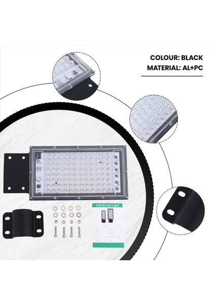 Aydınlatma LED Street Işık Işığı Entegre Yol Aydınlatma 100W Su Geçirmez Bahçe Işık Açık (Yurt Dışından) indirimleri