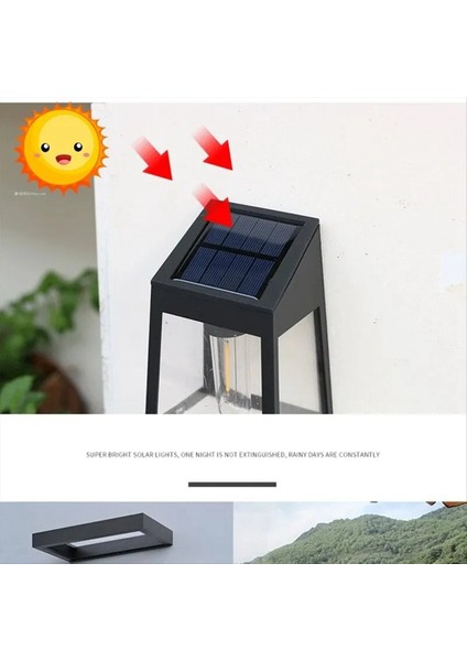 4pcs Güneş Açık Işık Bahçe Güneş Işığı Duvar Lambası Ev Villa Balkon Duvar Işık Terası Dekoratif Atmosfer Işıkları (Yurt Dışından) fırsatları