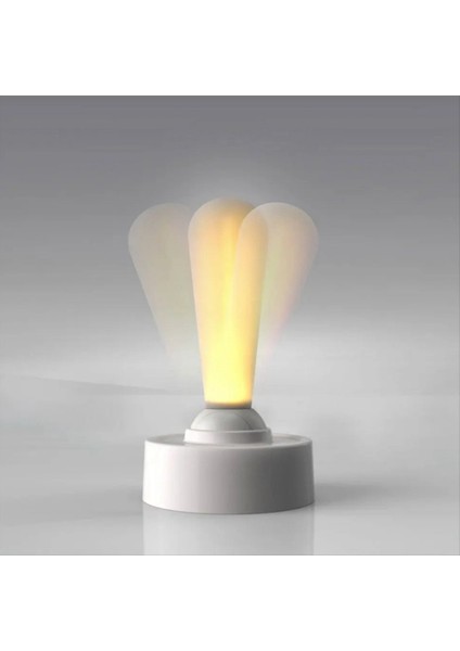 Rocker Işık USB Kapalı Yatak Odası Başucu Atmosfer Işık LED Basit Silikon Kablolamasız Dimmable Duvar Işığı B (Yurt Dışından) fırsatları