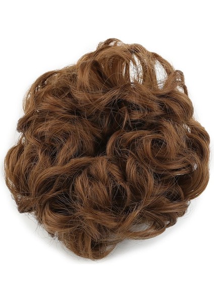 Yoğun Saçlı Lastikli Topuz Toka / Bebek Kumralı fiyatları