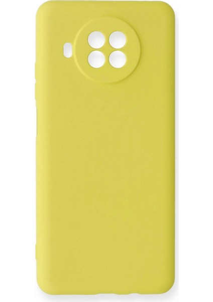 Xiaomi Mi 10T Lite Kılıf Nano Içi Kadife Silikon - Sarı (K95)