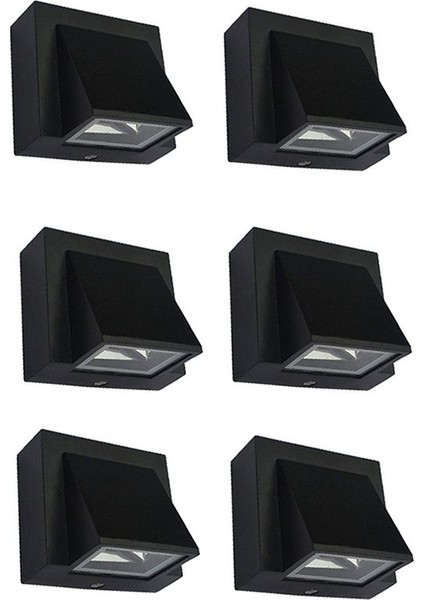 6x 5W Modern LED Duvar Işığı Açık Su Geçirmez Duvar Lambası Koridor Için Avlu Kapısı Teras Balkon Bahçesi (Yurt Dışından)
