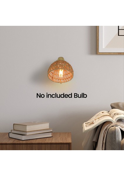 Rattan Duvar Sconces Retro Japon Tarzı Başucu Duvar Lambası Yatak Odası Oturma Odası Duvar Işık Fermuarlı Işıklar (Yurt Dışından) indirimleri