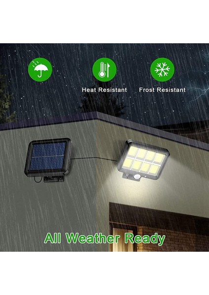 2x 160 Cob Powered Hafif Açık Dış Motor Sensörü Güneş Işığı Duvar Lambası Bahçe Garaj Drive Yolu Sundurma Çit (Yurt Dışından) modelleri