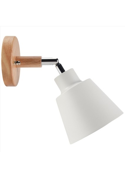 Ahşap Duvar Işıkları Başucu Duvar Lambası Yatak Odası Duvar Lambası Mutfak Için Modern Duvar Lambası Nordic Aparalar (Beyaz) (Yurt Dışından) fırsatları